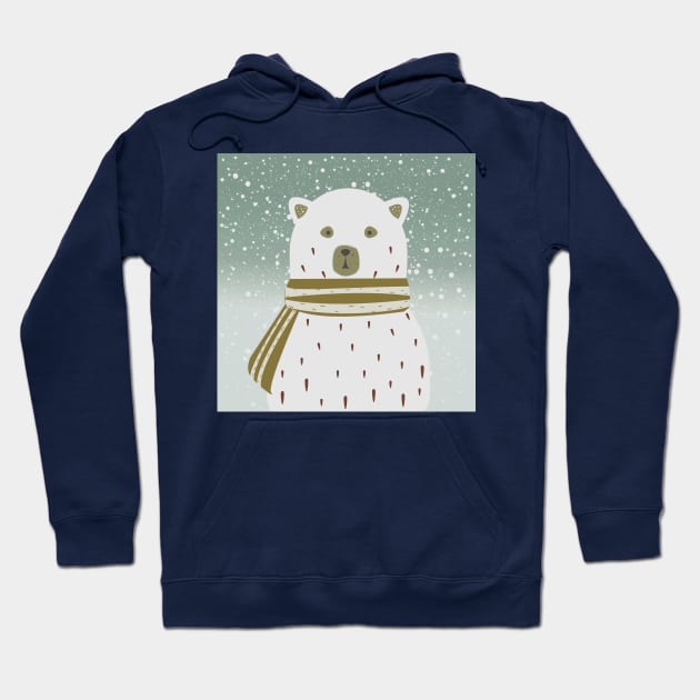 Polar Bear Hoodie by Countryside